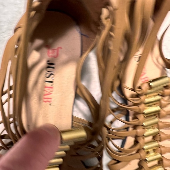 Just Fab Callista womens sandals size 7 - Picture 4 of 6